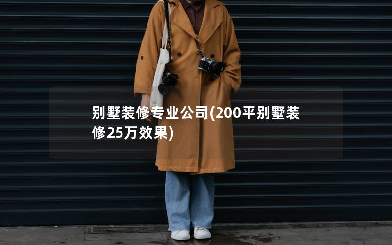 別墅裝修專業(yè)公司(200平別墅裝修25萬效果)